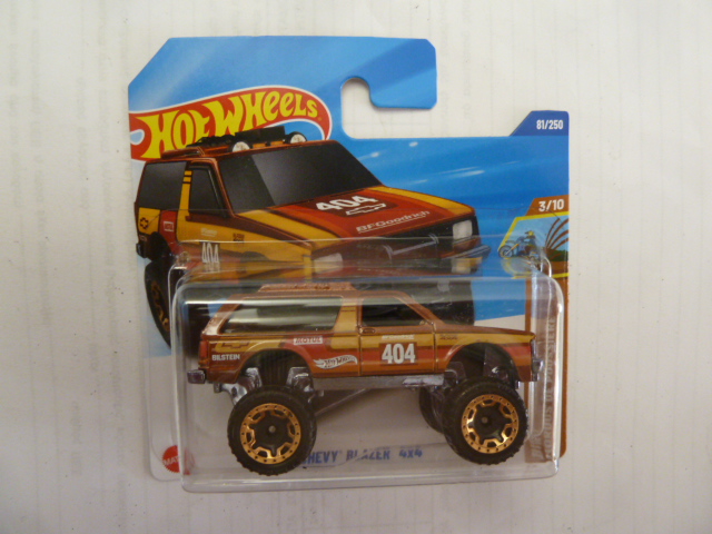 Hotwheels - 2025 - Mainline - CHEVY BLAZER 4 x 4 - 81/250 - 3/10 - Brown, orange, cream color