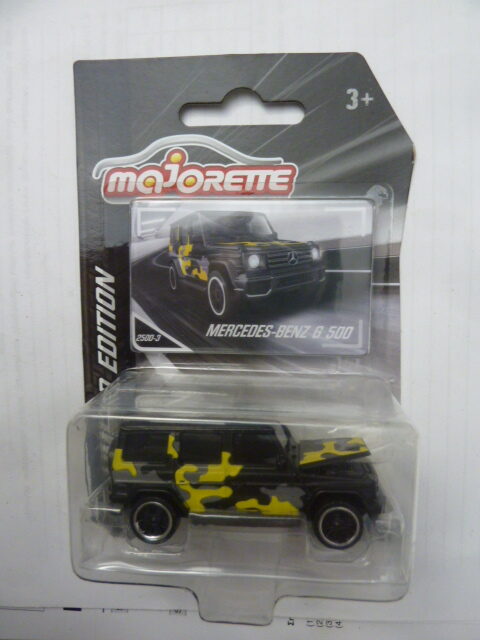 Majorette - Limited Edition - MERCEDES BENZ G 500 - # 2500-3 - Black with yellow variations