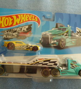 Hotwheels - 2023 - Super Rigs - DRIVIN ' WILD - Turquoise white