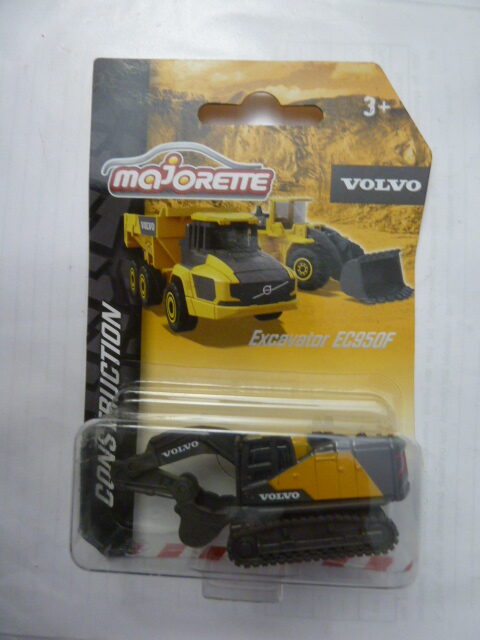 Majorette - Construction - Majorette Volvo Edition - EXCAVATOR EC950F - Volvo crane excavator - Yellow