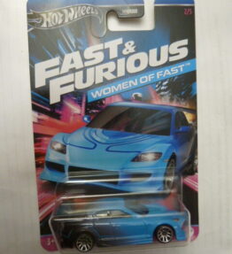 Hotwheels - 2023 - Fast & Furious - MAZDA RX-8 - 2/5 - Blue with blackening rear