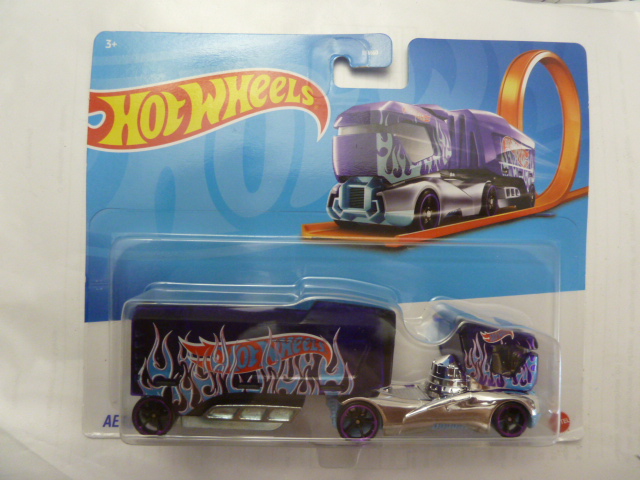 Hotwheels - 2021 - Track Stars - AERO BLST - Blue with graphics
