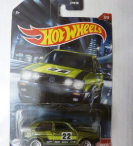 Hotwheels - 2020 - Long Cards - VOLKSWAGEN GOLF MK2 - 3/5 - Green - Rally car
