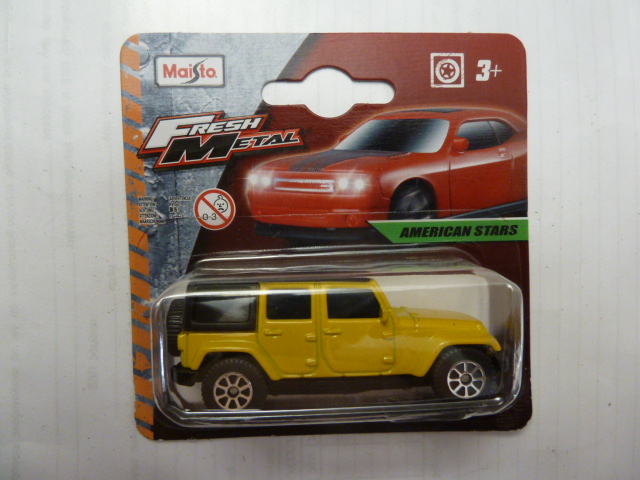 Maisto - Fresh Metal - American Stars - WRANGLER KEEP - Yellow - # 11931 - Our ref. # 005