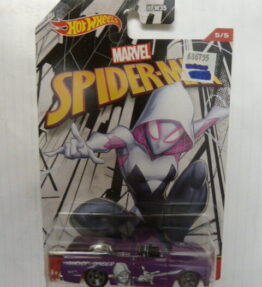 Hotweels - Long Cards - Marvel - Spiderman - '67 CHEVY C10 - 5/5 - Pickup truck - Pink