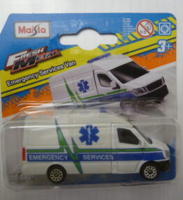 Maisto - Fresh Metal - EMERGENCY SERVICES VAN - Ambulance - White - Our ref. # 1003