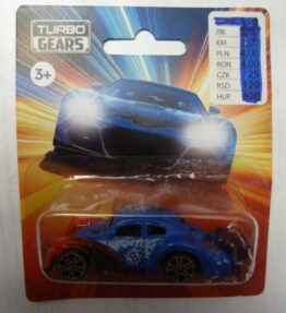 Turbo Gears - Collectible Car - VOLKSWAGEN BEATLE MODIFIED - Blue - Our ref. # 014