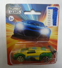 Turbo Gears - Collectible Car - SPORTS CAR - With logo "Power" - Yellow - Our ref. # 013