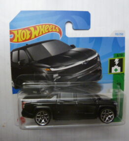 Hotwheels - 2021 - Mainline - SILVERADO EV RST - 110/250 - 8/10 - Pickup truck - Black
