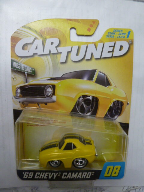 Car Tuned - Series 1 - '69 CHEVY CAMARO - # 08 - Yellow
