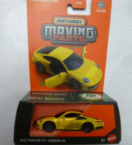 Matchbox - 2024 - Moving Parts - 2020 PORSCHE 911 CARRERA 4S - Yellow