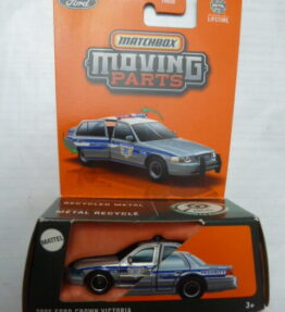 Matchbox - 2024 - Moving Parts - 2006 FORD CROWN VICTORIA - Police car - Grey