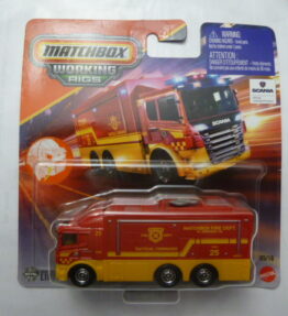 Matchbox - 2024 - Working Rigs - SCANI TACTICAL COMMAND CENTER - 05/16 - Red yellow