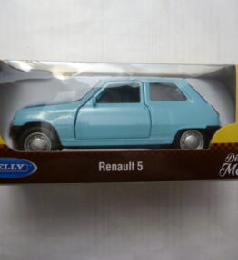Welly - Scale 1 : 34 - Old Timer - RENAULT 5 - Turquoise