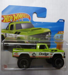 Hotwheels - 2024 - Mainline - '70 DODGE POWER WAGON - 56/250 - 2/10 - Pickup truck - Light green