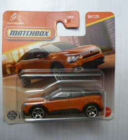 Matchbox - 2024 - Mainline - CITROEN e C4 - 94/125 - Orange with black top
