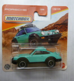 Matchbox - 2024 - Mainline - 1985 PORSCHE 911 RALLY - 120/125 - Turquoise