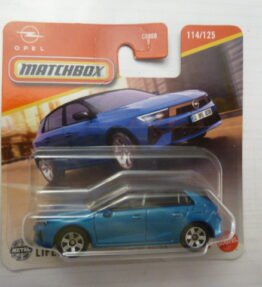 Matchbox - 2024 - Mainline - OPEL ASTRA - 114/125 - Blue electric with black top