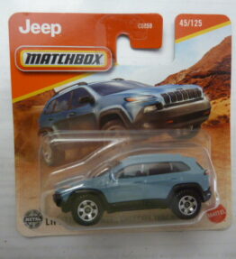 Matchbox - 2024 - Mainline - JEEP CHEROKEE TRAILHAWK - 45/125 - Grey blue