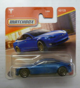 Matchbox - 2024 - Mainline - TESLA MODEL S - 42/125 - Blue