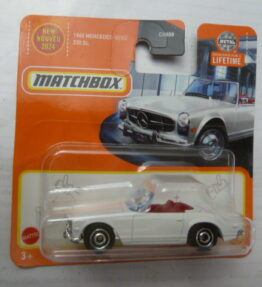 Matchbox - 2023 - Mainline - 1963 MERCEDES BENZ 230 SL - 86/100 - White coupe