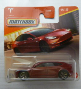 Matchbox - 2024 - Mainline - TESLA MODEL 3 - 04/125 - Red