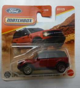 Matchbox - 2024 - Mainline - 2022 FORD BRONCO SPORT - 87/125 - Brick red with black top