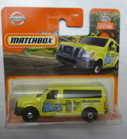 Matchbox - 2023 - Mainline - NISSAN NV VAN - 63/100 - Passenger van - Yellow