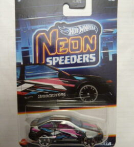 Hotwheels - 2025 - Neon Speeders - TOYOTA AE-86 COROLLA - # 4 : 8 - Black with various colorations