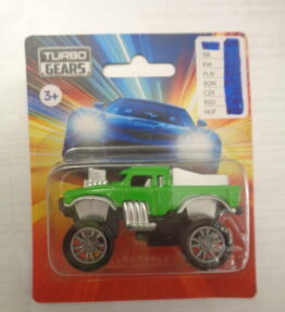 Turbo Gears - Collectible Car - MONSTER PICKUP TRUCK - Light green - Our ref. # 026