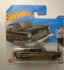 Hotwheels - 2024 - Mainline - '55 CHEVY - Rod Squad - 45/250 - 3/10 - Black - Metal base