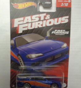 Howheels - 2022 - Fast & Furious - NISSAN SILVIA (515) - The Fast and the Furious Tokyo Drift - Series 1 - 3/10 - Blue with brown side striping
