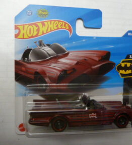 Hotwheels - 2025 - Mainline - TV SERIES / SERIE TELE BATMOBILE - Batman - 103/250 - 3/5 - Red burgundy