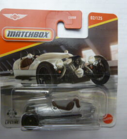 Matchbox - 2025 - Mainline - 2021 MORGAN 3 WHEELER - 02/125 - Motorcycle - Zamac - Metal base