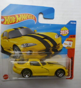 Hotwheels - 2025 - Mainline - '96 DODGE VIPER GTS - 176/250 - 4/10 - Yellow
