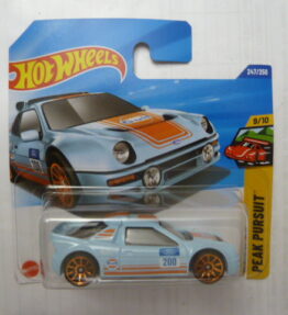 Hotwheels - 2025 - Mainline - FORD RS200 - Peak Pursuit - 247/250 - 8/10 - Sports car - Light blue