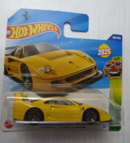 Hotwheels - 2025 - Mainline - FERRARI F40 COMPETIZIONE - Exotics - 198/250 - 4/5 - Yellow