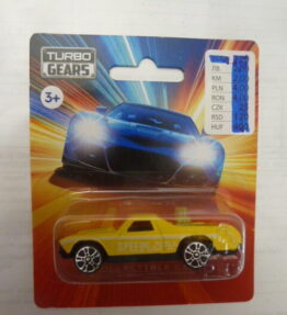 Turbo Gears - Collectible Car - CHEVROLET EL CAMINO - Pickup truck - Yellow - Our ref. # 022