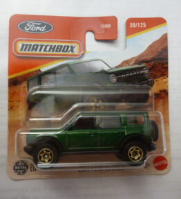 Matchbox - 2024 - Mainline - 2021 FORD BRONCO - 30/125 - Dark green