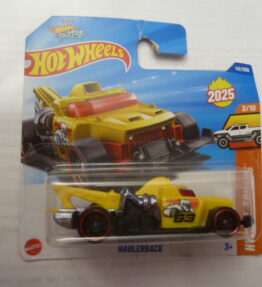 Hotwheels - 2025 - Mainline - HAULERBACK - HW Hot Trucks - 42/250 - 3/10 - Crane truck - Yellow