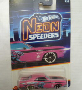 Hotwheels - 2024 - Neon Speeders - '70 DODGE HEMI CHALLENGER - # 7 : 8 - Pink