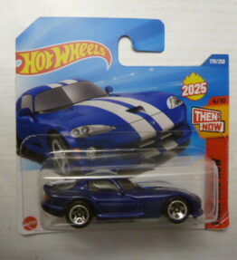 Hotwheels - 2024 - Mainline - '96 DODGE VIPER GTS - Then and now - 176/250 - 4/10 - Blue