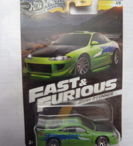 Hotwheels - Silver Series - 2024 - Fast & Furious - 1995 MITSUBISHI ECLIPSE - Brian O' Conner - 1/5 - Light green