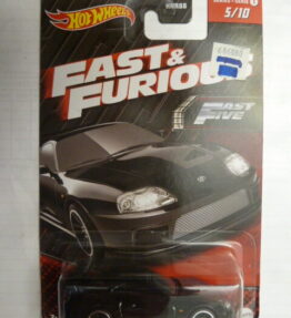 Hotwheels - 2022 - Fast & Furious - TOYOTA SUPRA - Fast Five - Series 1 - 5/10 - Black