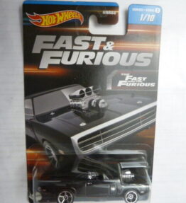 Hotwheels - 2022 - Fast & Furious - '70 DODGE CHARGER RT - The Fast and the Furious - Series 3 - 1/10 - Black - Engine above engine top cover