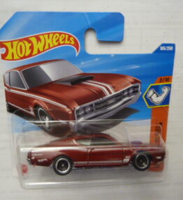 Hotwheels - Mainline - '69 MERCURY CYCLONE - Muscle Mania - 165/250 - 2/10 - Brick red - Metal base
