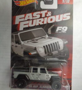 Hotwheels - 2022 - Fast & Furious - F9 The Fast Saga - '20 JEEP GLADIATOR - Series 1 - 9/10 - Pickup truck - Silver