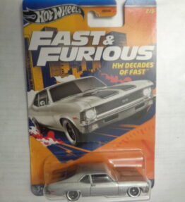 Hotwheels - 2023 - Fast & Furious - HW Decades of Fast - '70 CHEVROLET NOVA SS - 2/5 - Silver