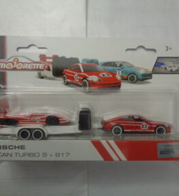 Majorette - Porsche Edition - TAYCAN TURBO S + 917 - Red
