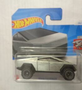 Hotwheels - 2024 - Mainline - TESLA CYBERTRUCK - HW Rolling Metal - 246/250 - 4/5 - Zamac